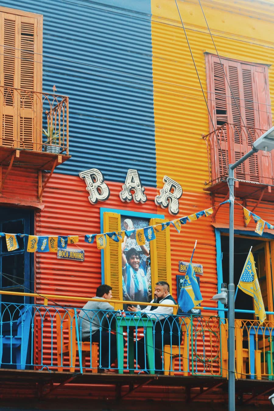 Colourful houses in Buenos Aires